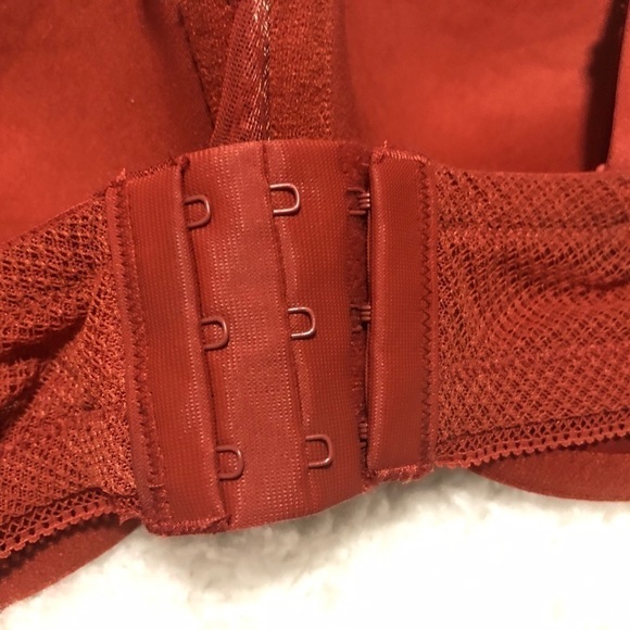 🆕 Auden lace multi way plunge push up bra 34DDD rust Orange adjustable - Picture 5 of 9